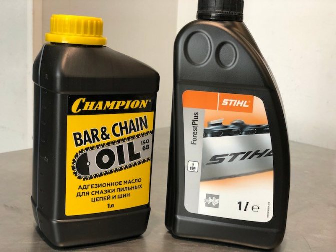 Какое масло использовать для смазки цепи бензопилы