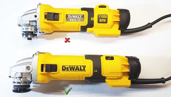 Болгарка dewalt dwe4257 не включается