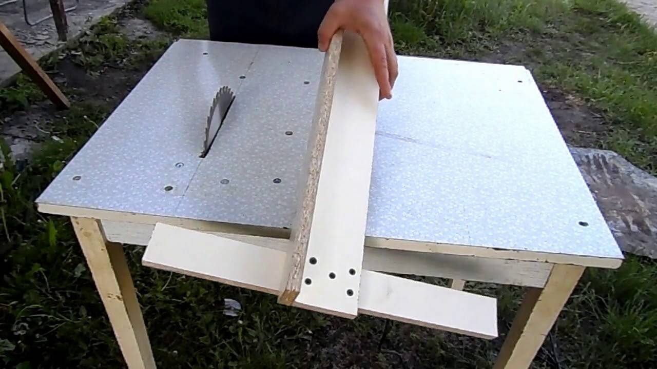 Распиловочный стол из ручной циркулярной пилы: сборка своими руками, видео, схемы
