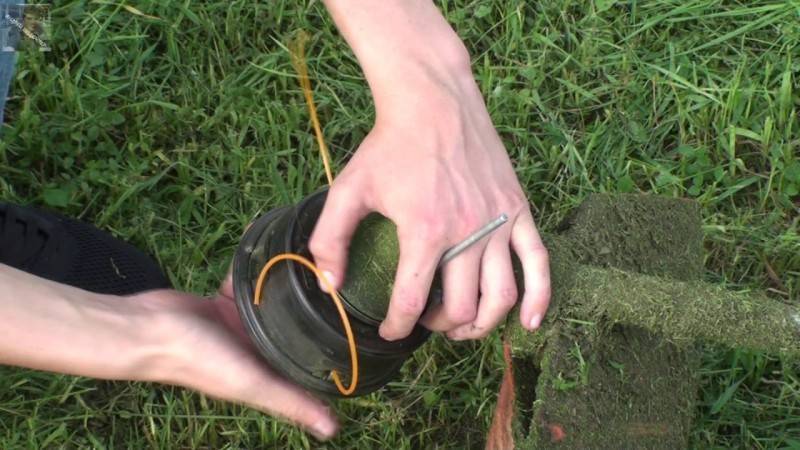 Как наматывать леску на катушку триммера видео штиль - рыбалка