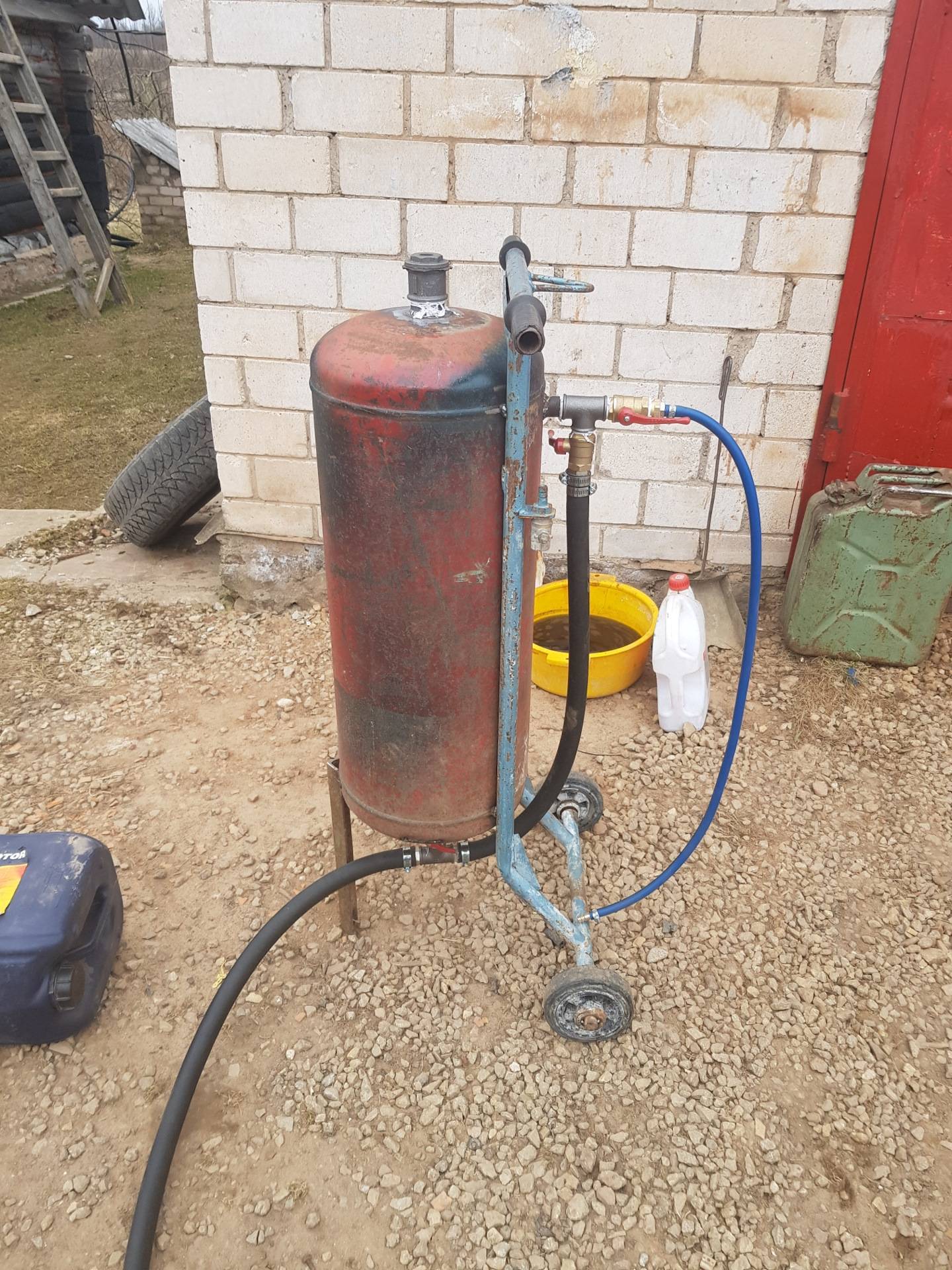 Пескоструй своими руками из газового баллона