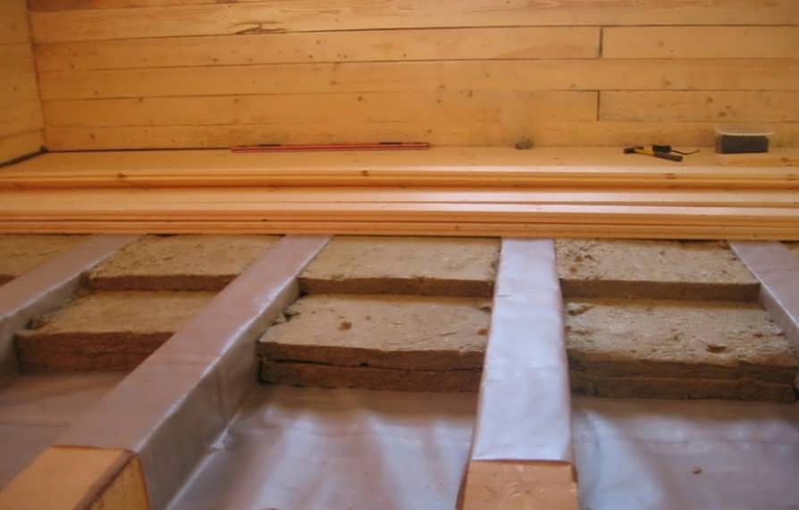 Как сделать полы в деревянном доме