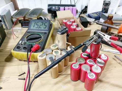 Переделка аккумулятора шуруповёрта на li-ion
