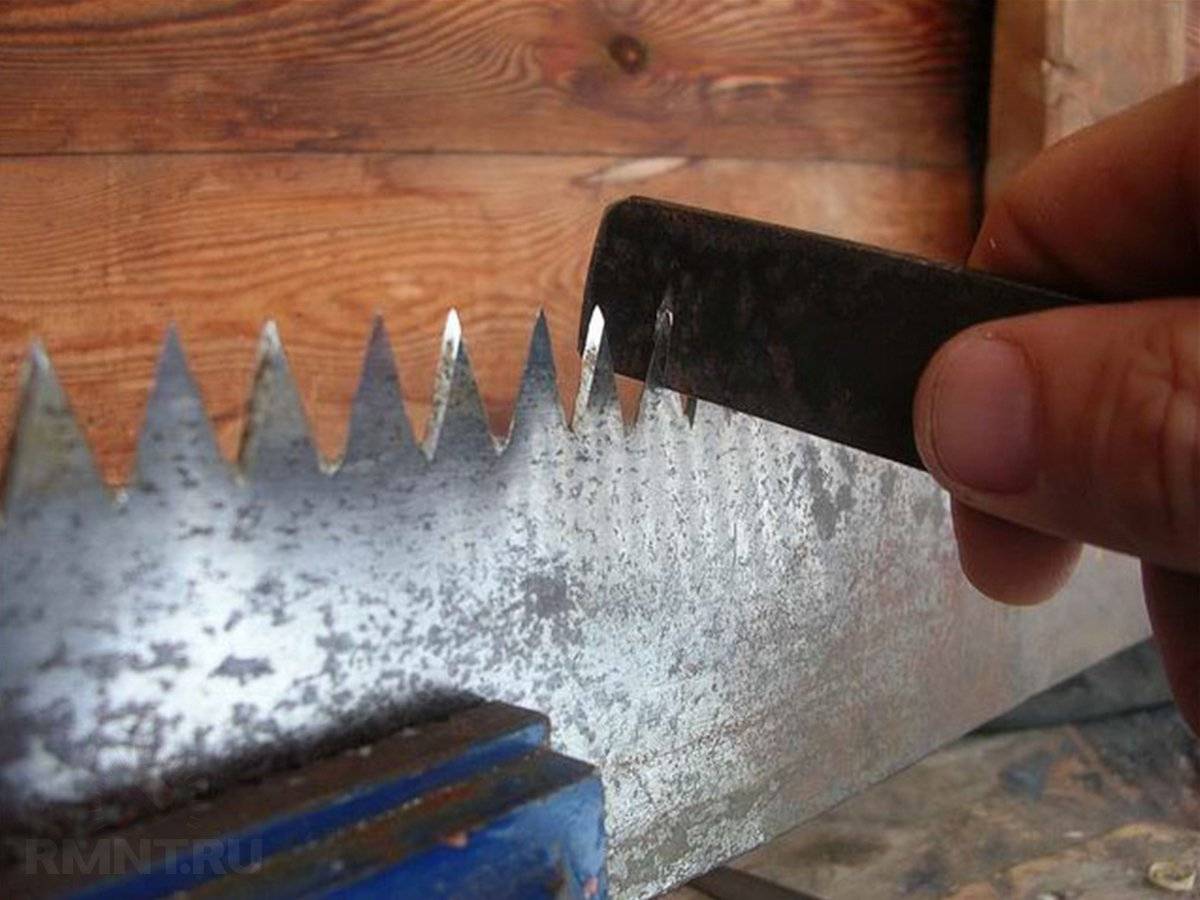 Технология развода зубьев ножовки