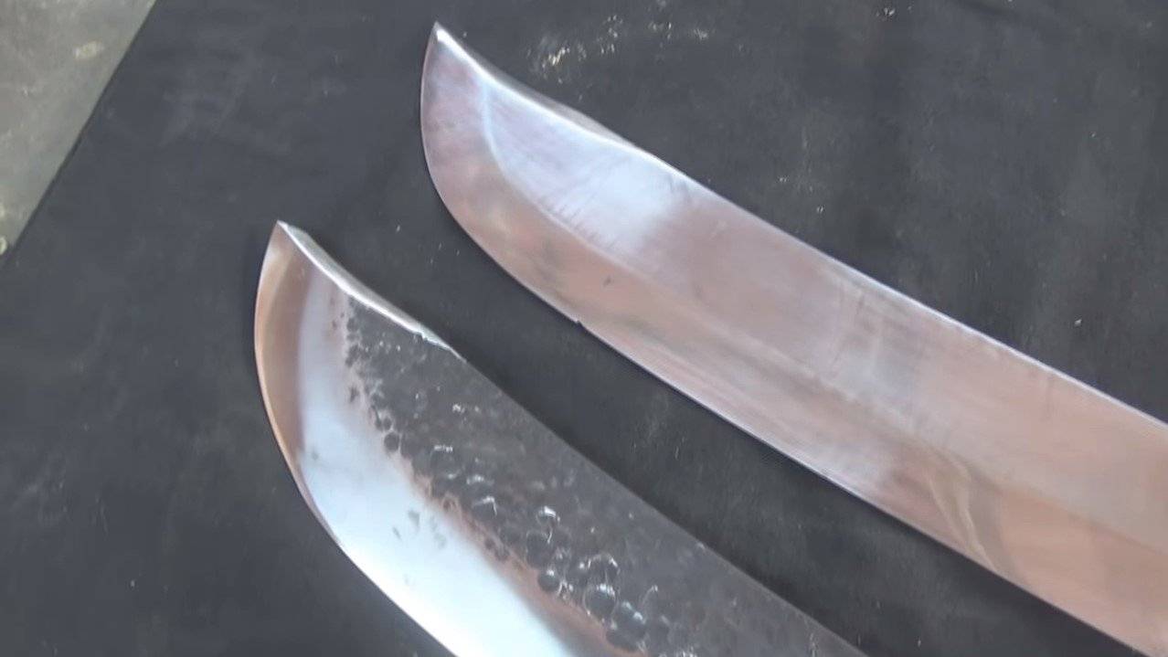 Нож из рессоры своими руками: изготовление, фото и видео