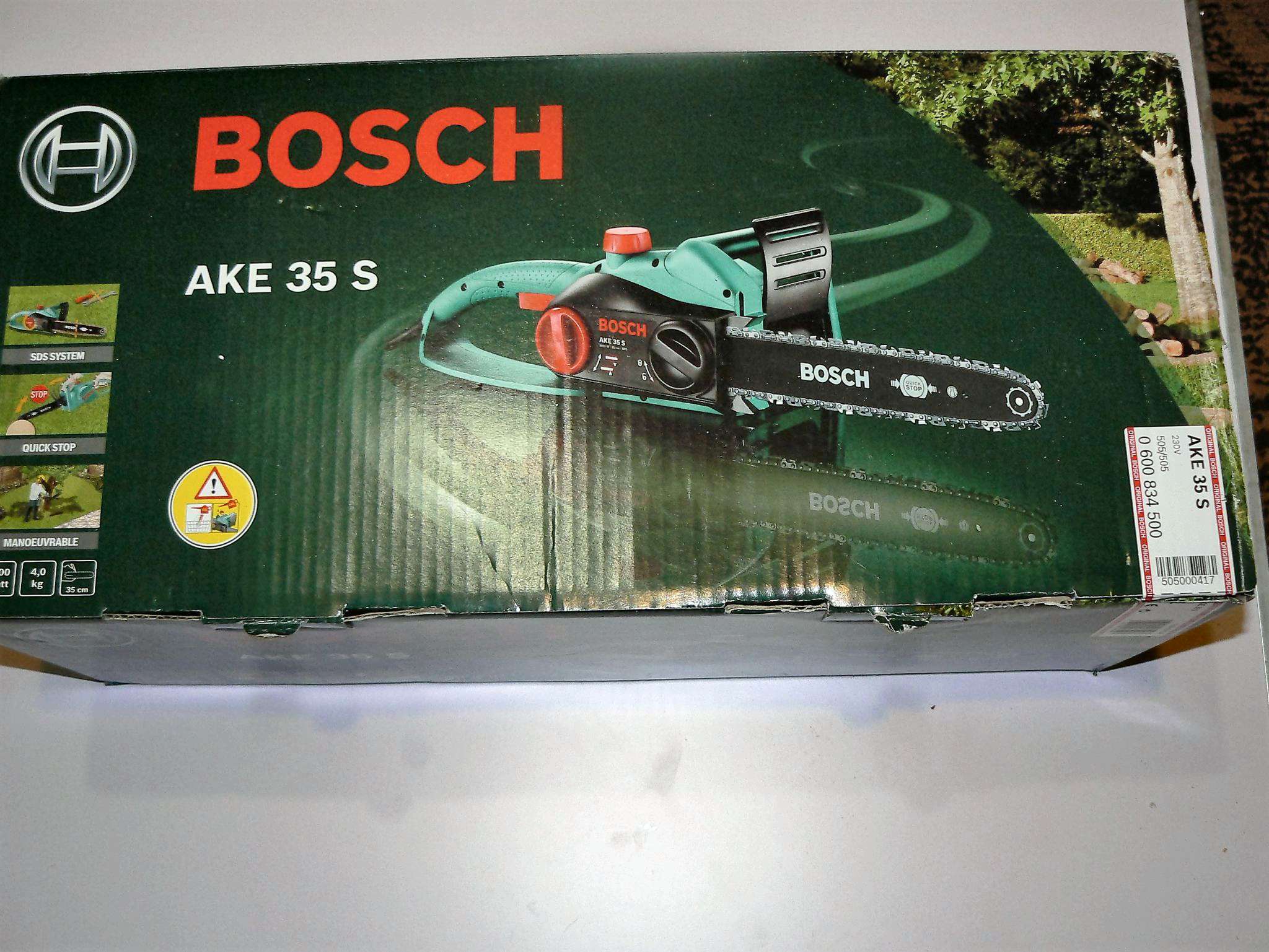 Электропила цепная bosch ake 35-19 s (0600836e03)