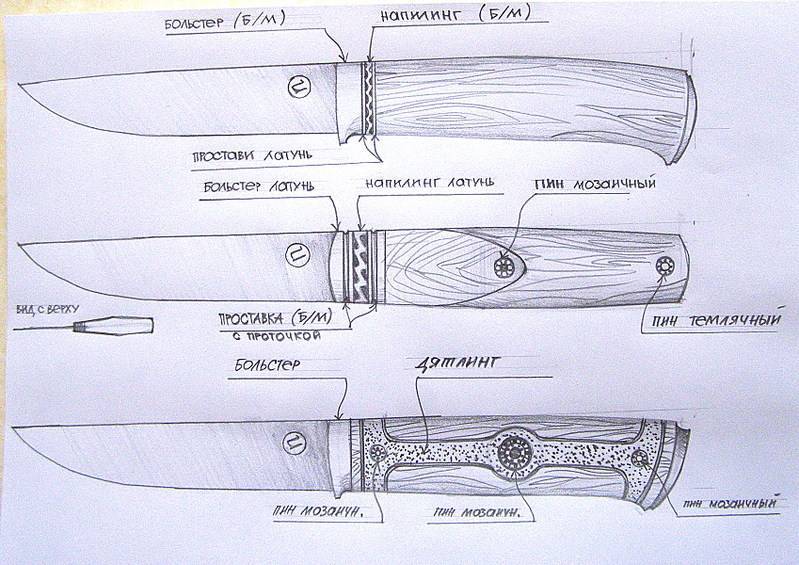 Ручка для ножа своими руками: пошаговая инструкция, фото