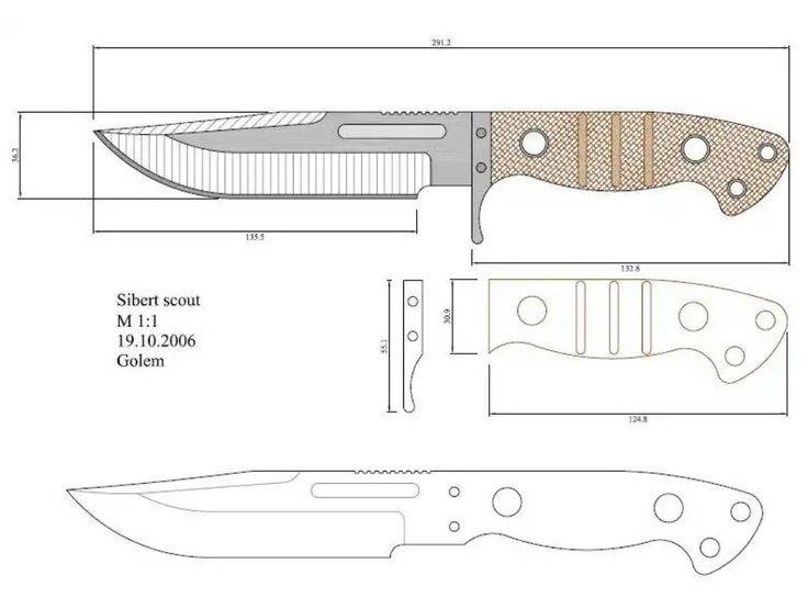Описание способов изготовления ножен для ножа своими руками