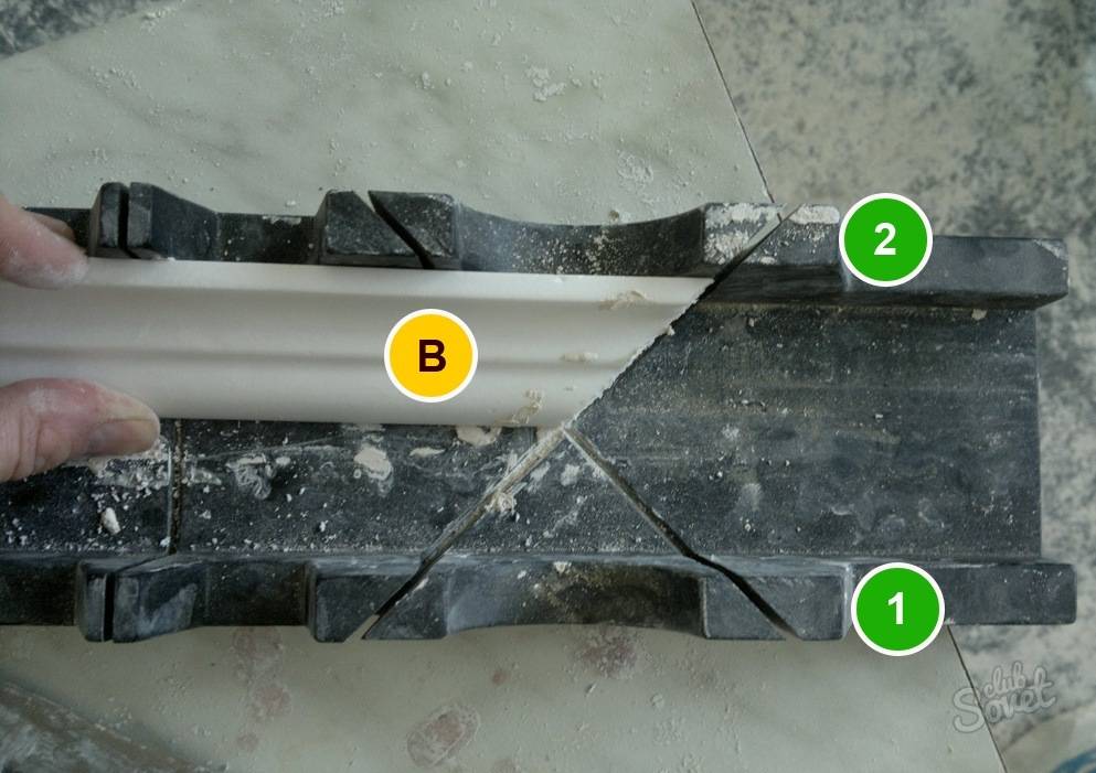 Как резать углы потолочного плинтуса - правила, инструменты и приспособления