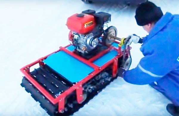Снегоход из мотокультиватора — особенности изготовления, видео