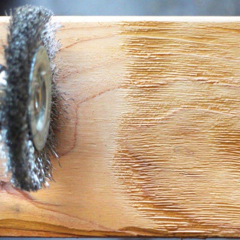 Все о брашировании древесины. браширование древесины своими руками — поэтапное руководство