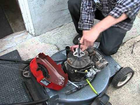 Как разобрать мотор от газонокосилки
