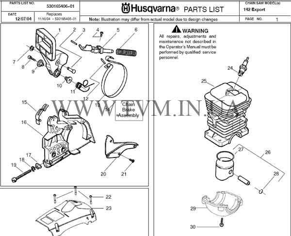 Схема husqvarna 142