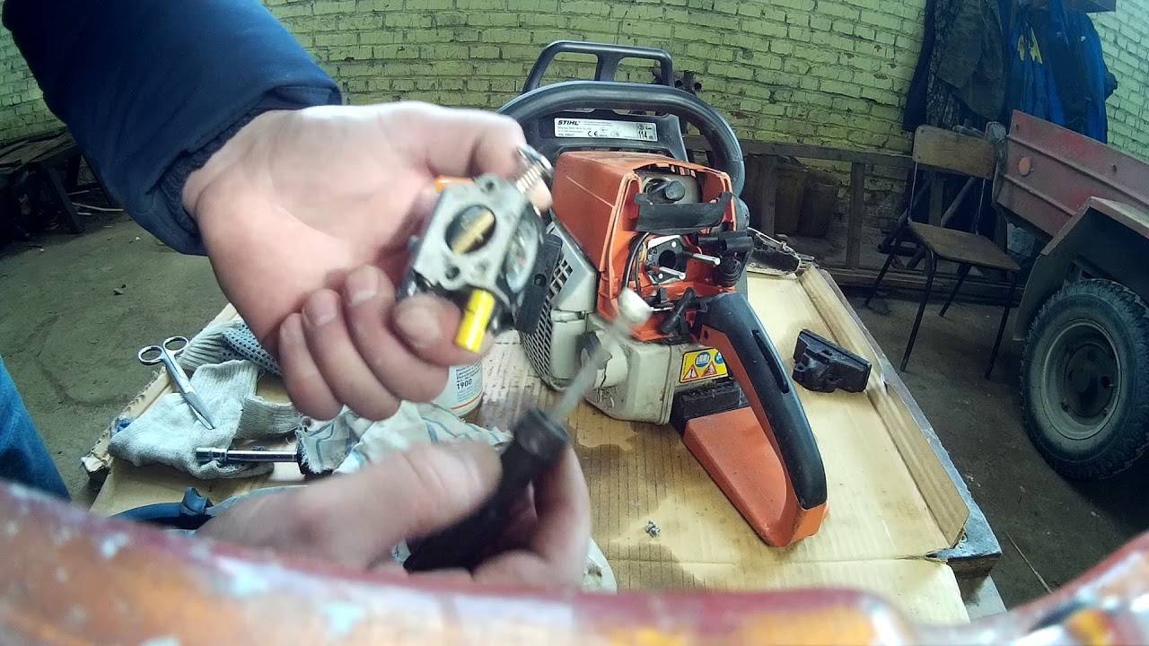 Штиль 180 глохнет при нажатии на газ