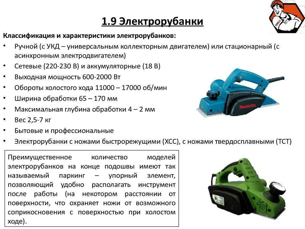Как выбрать электрорубанок для дома
