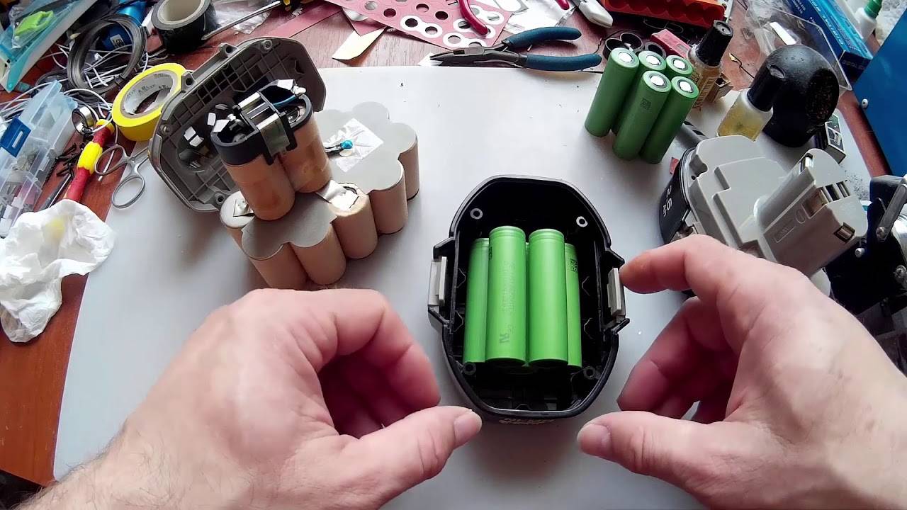 Переделка шуруповерта на литиевые аккумуляторы