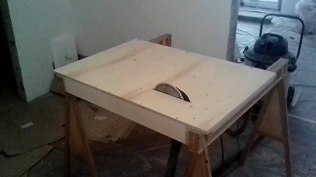 Изготовление стола для дисковой пилы