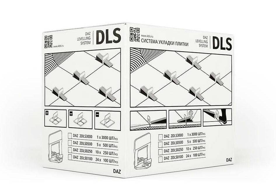 Длс система укладки плитки, dls (daz leveling system)