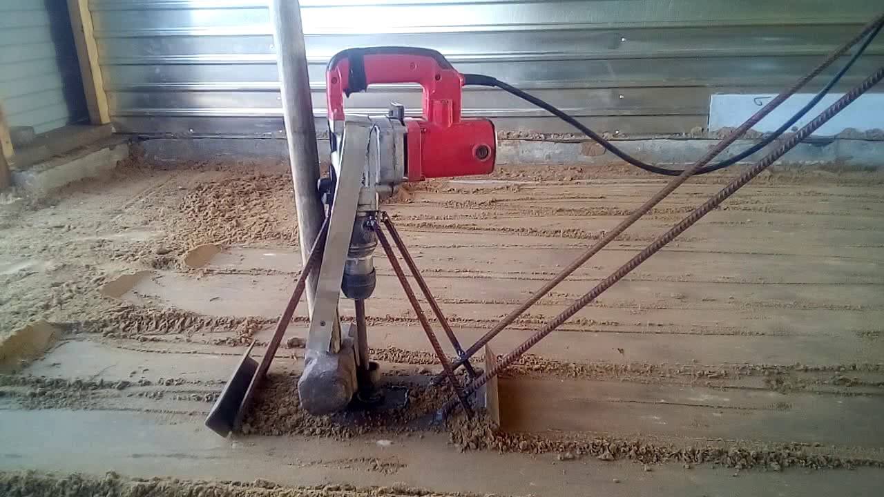 Как трамбовать песок виброплитой - базирование
