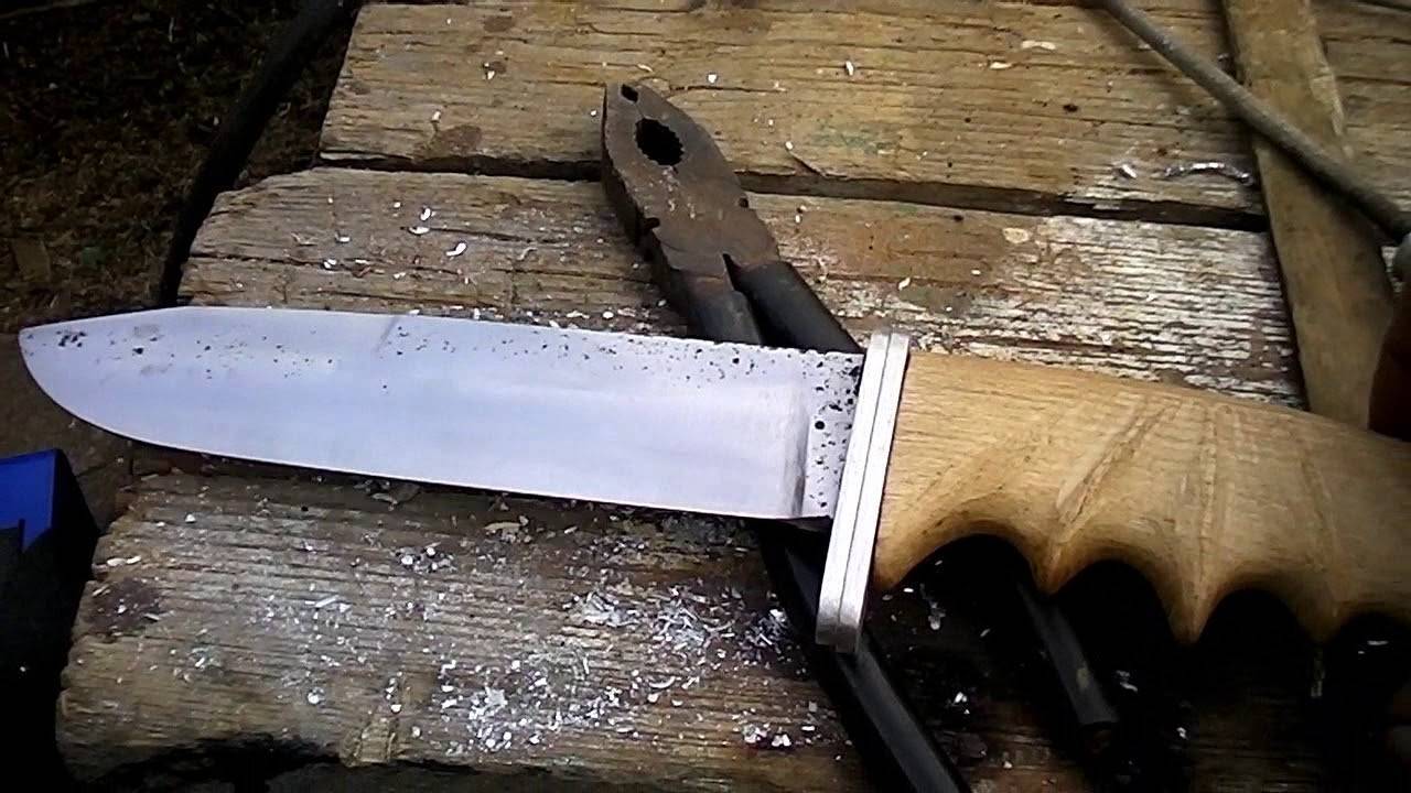 Нож из рессоры своими руками