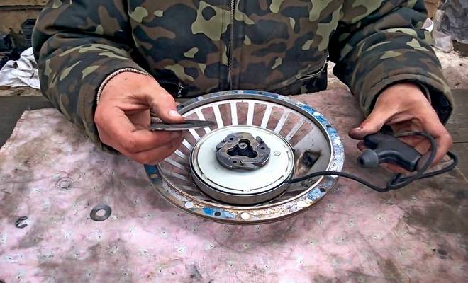 Ремонт и установка стартера на мотоблоке своими руками