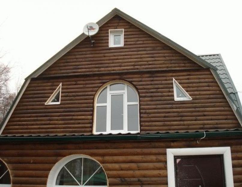 Фронтоны деревянных домов – чем обшить козырек и покрасить
