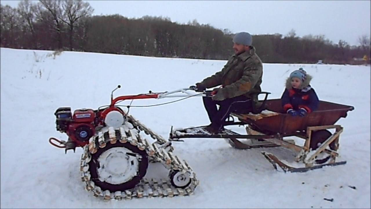 Снегоход из мотоблока своими руками видео, фото и полезные советы