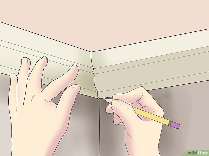 Как правильно обрезать углы на потолочном плинтусе