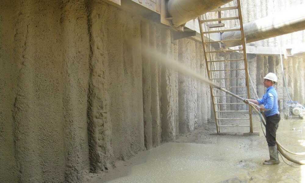 Торкретирование бетона: что это такое, как сделать напыление, состав