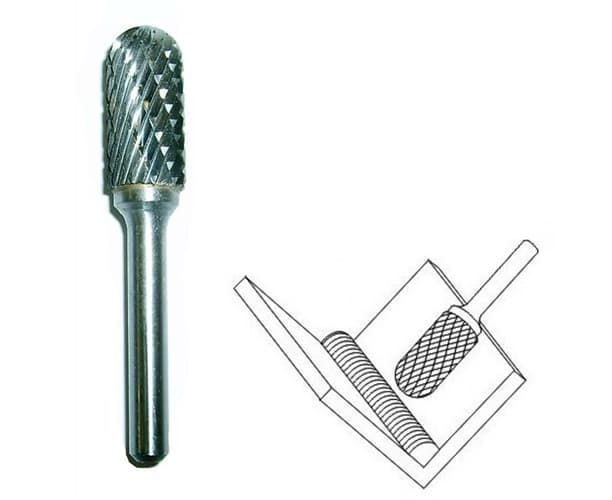 Шарошка полировальная lux-tools 2 — 8 мм в ассортименте