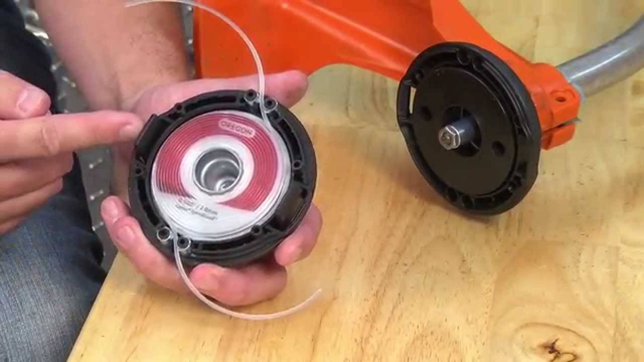 Как поменять диск на триммер stihl fs250