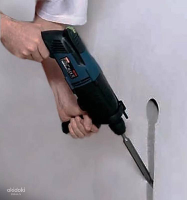 Как правильно штробить стену под проводку без пыли своими руками и чем?