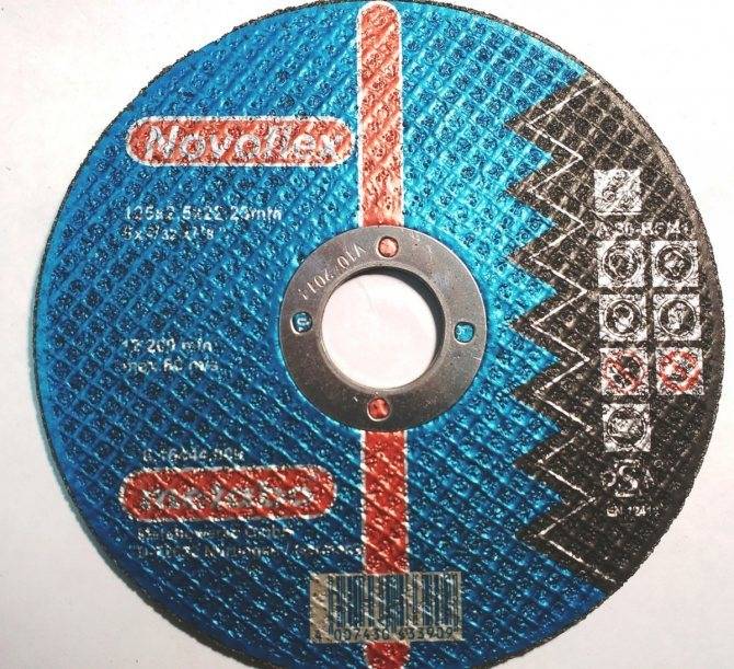 Размеры дисков на болгарку