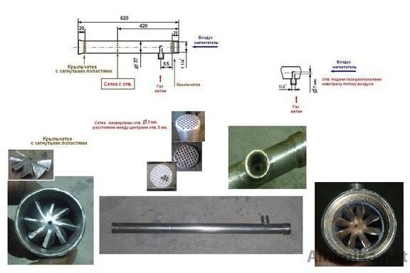 Горелка для горна своими руками чертежи