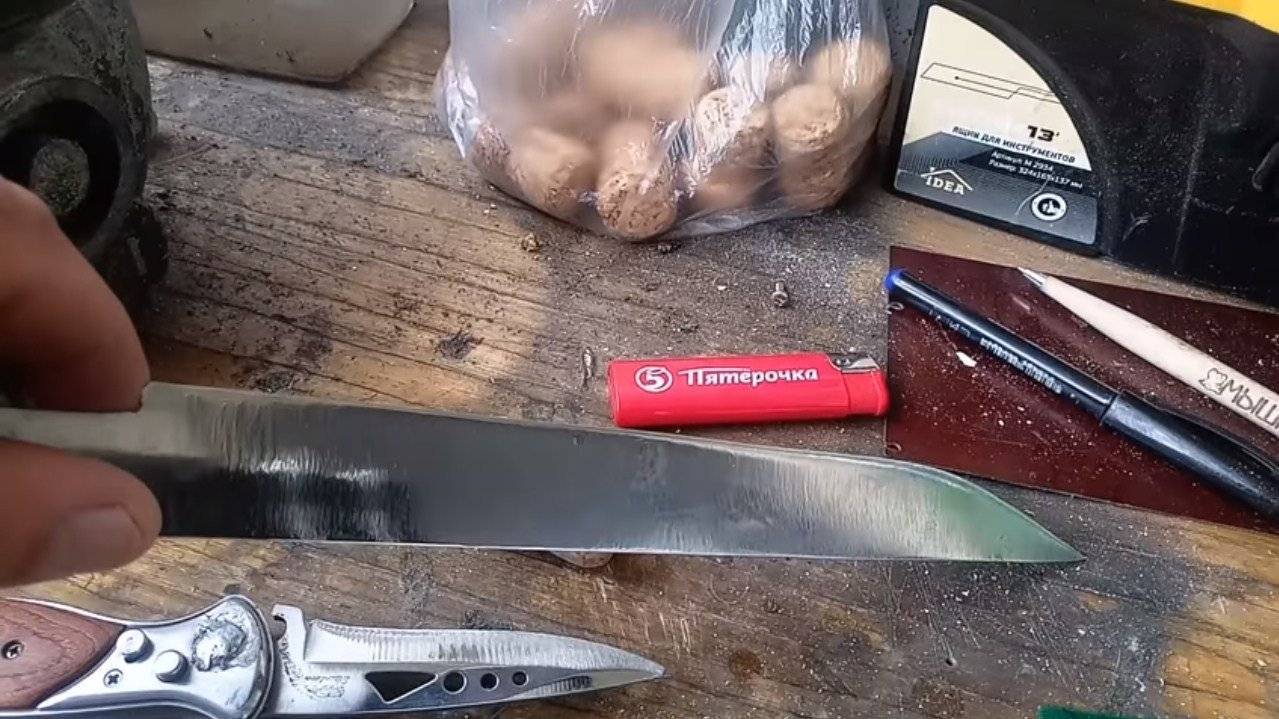 Как в домашних условиях правильно закалить стальной нож, сделанный из пилы или рессоры