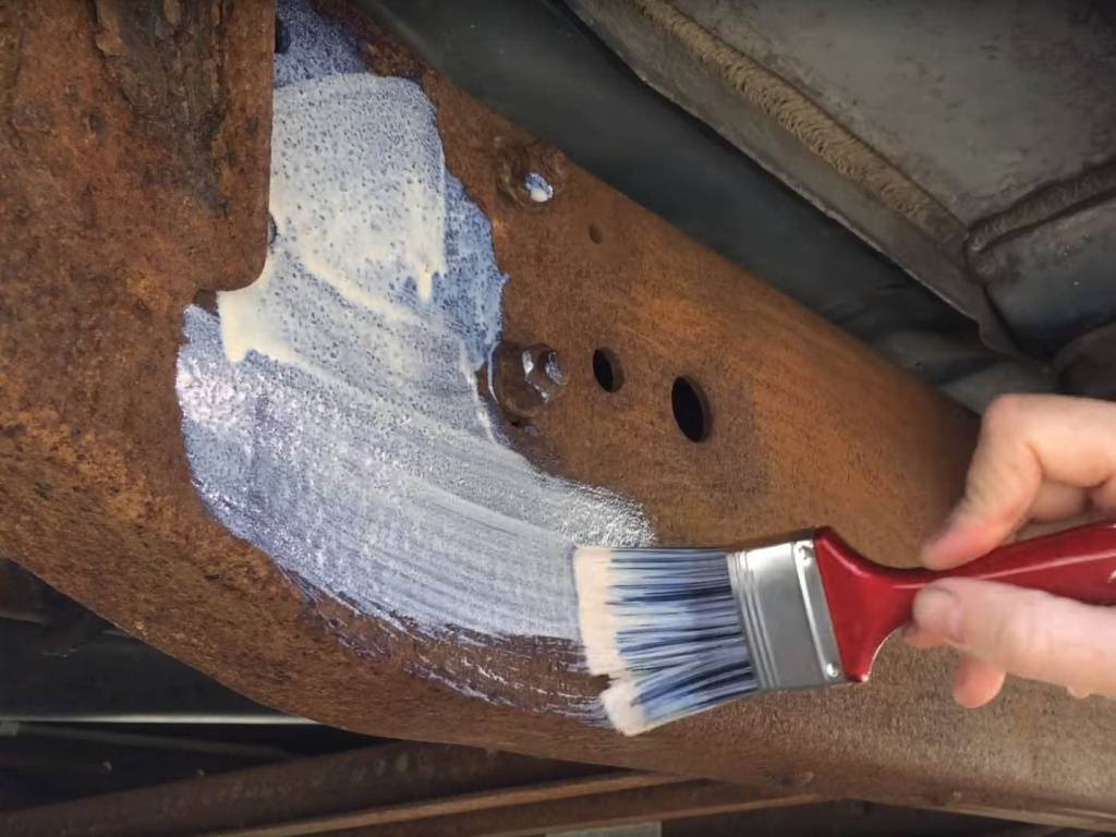 Обработка металла от ржавчины перед покраской