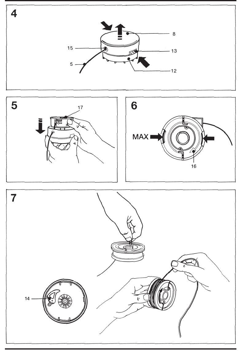 Как намотать леску на катушку триммера