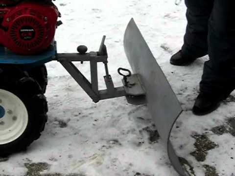 Отвал для мотоблока своими руками: инструкция как самостоятельно сделать лопату для уборки снега