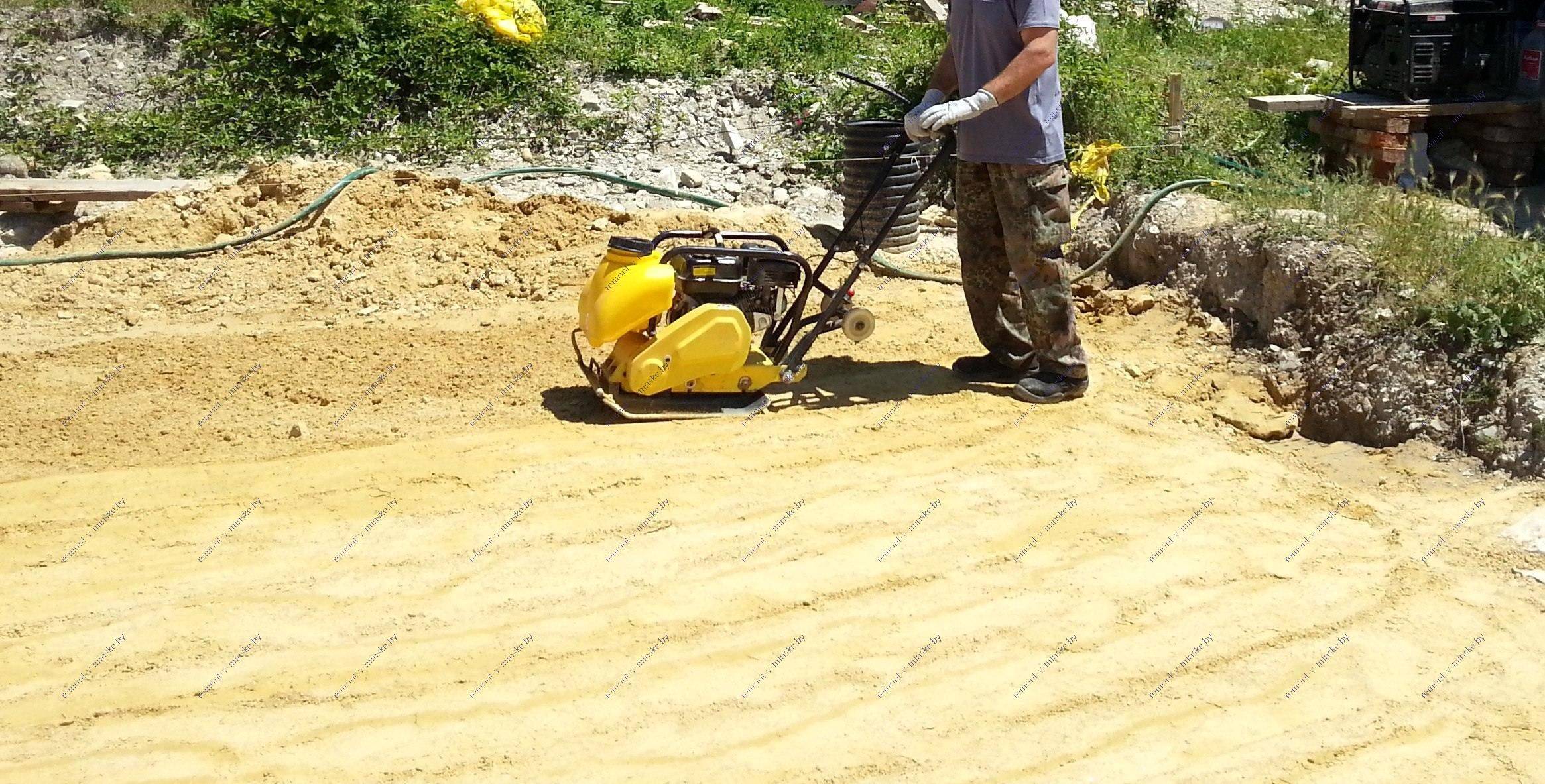 Альтернативные способы уплотнения песка и грунта без применения виброплиты и аналогов