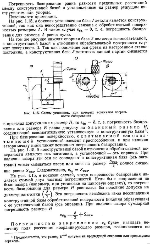 Погрешность размеров деталей. Схема погрешности базирования. Погрешность базирования при фрезеровании. Формулы для расчета погрешности базирования. Погрешность базирования заготовки при установке на оправку.