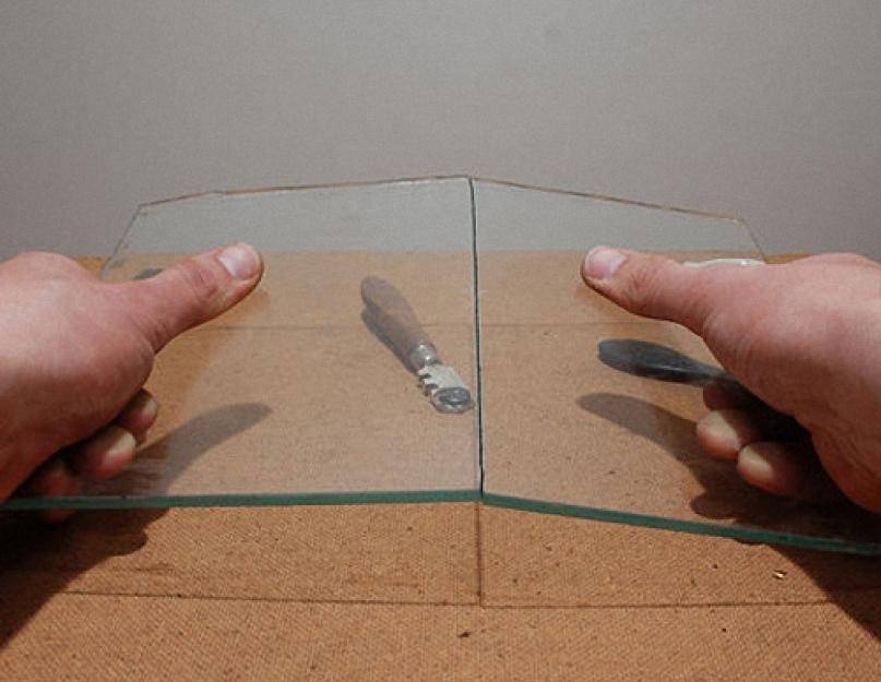 Как разрезать стекло без стеклореза » изобретения и самоделки