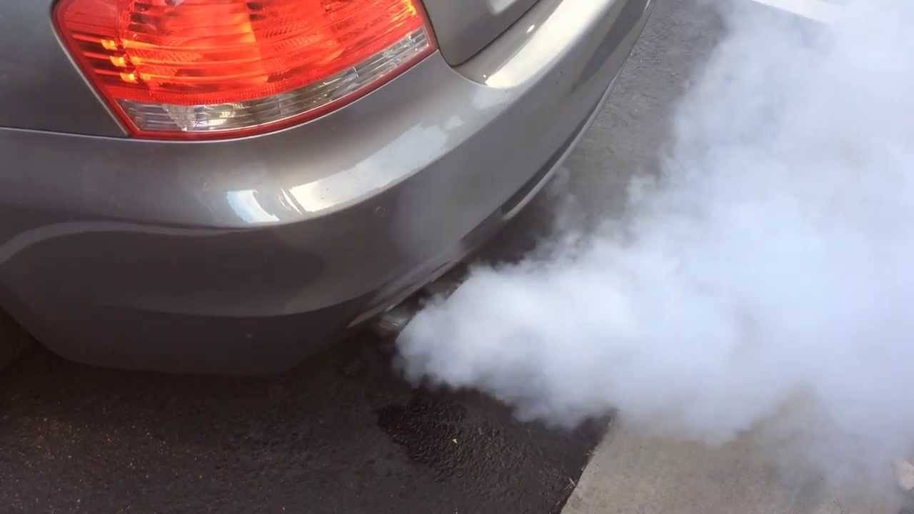 Сизый дым из выхлопной трубы бензинового авто ???? avtoshark.com