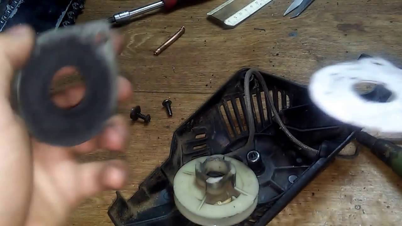 Как намотать шнур на стартер мотоблока? - техника и спецтехника в подробностях