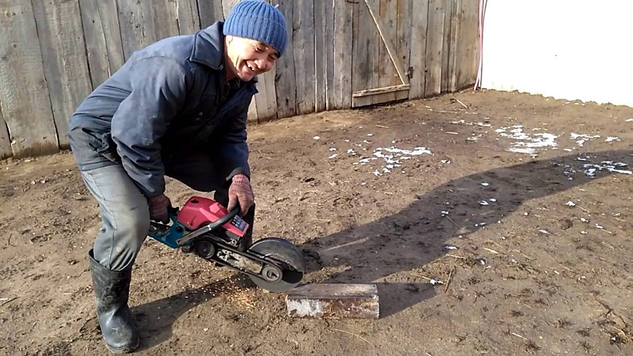 Насадка-болгарка на бензопилу
