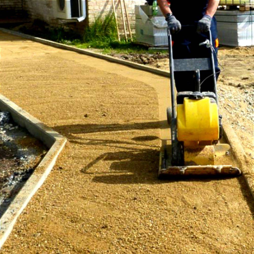Технология трамбовки песка для фундамента
